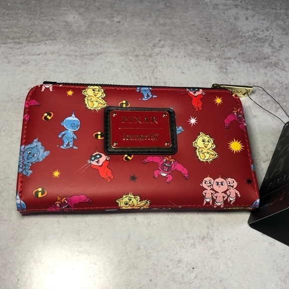 Loungefly Disney Pixar The Incredibles Jack Jack AOP Wallet NWT - Picture 8 of 10